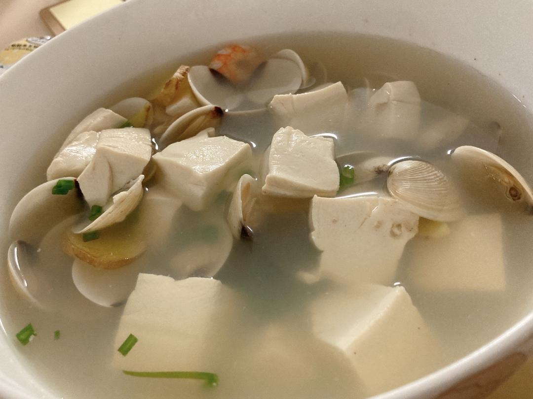 简单易学，营养又美味🌟花甲/白贝豆腐汤