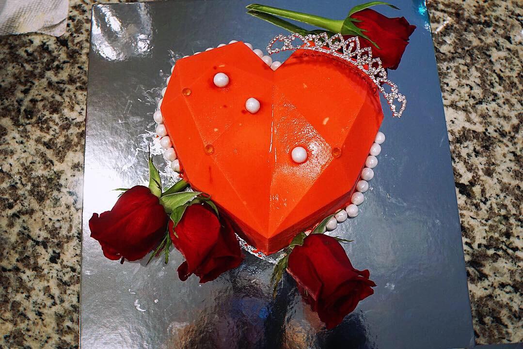 💎钻石心形火龙果慕斯💎