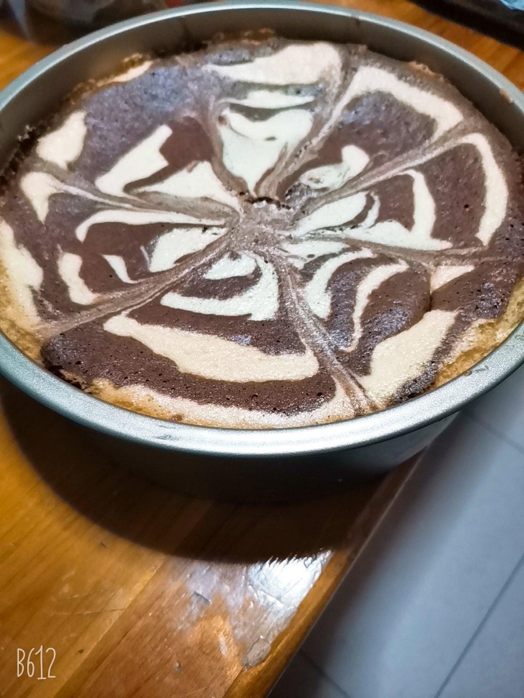 斑马纹戚风蛋糕