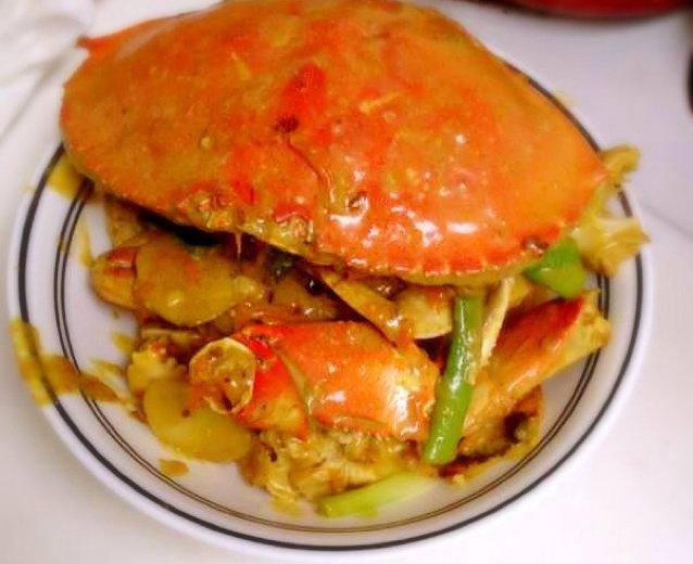 私房咖喱螃蟹的做法