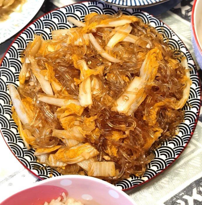 大白菜炒粉丝