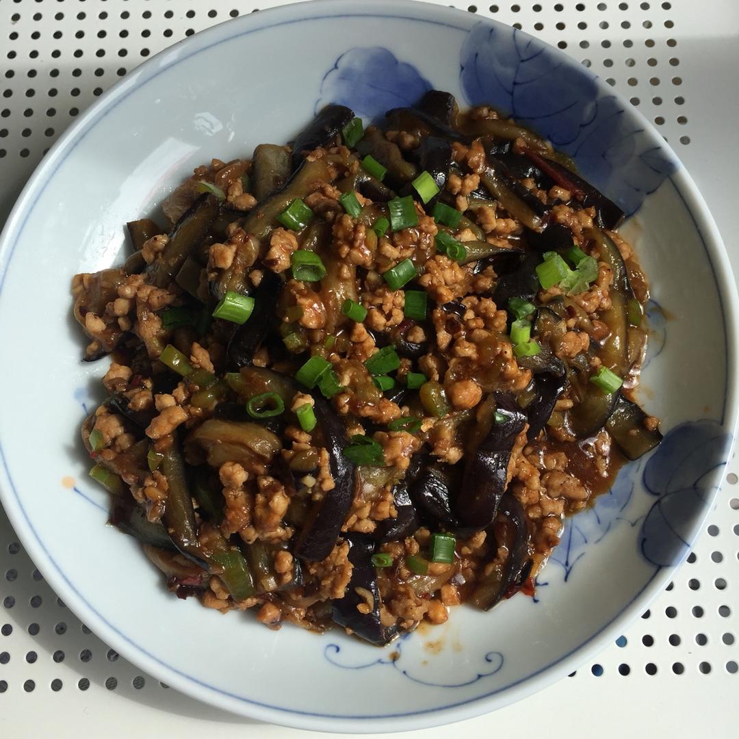 红烧肉沫茄子