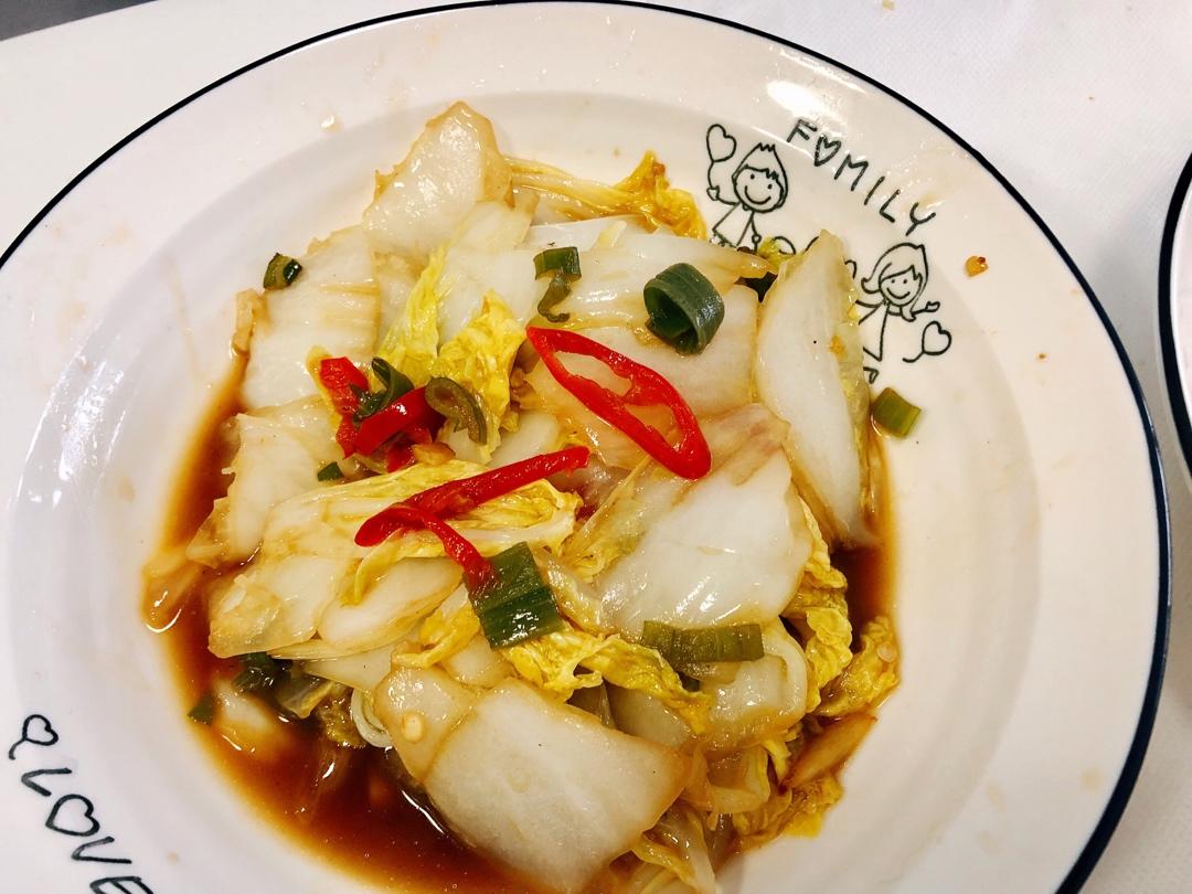 超简单的醋溜白菜