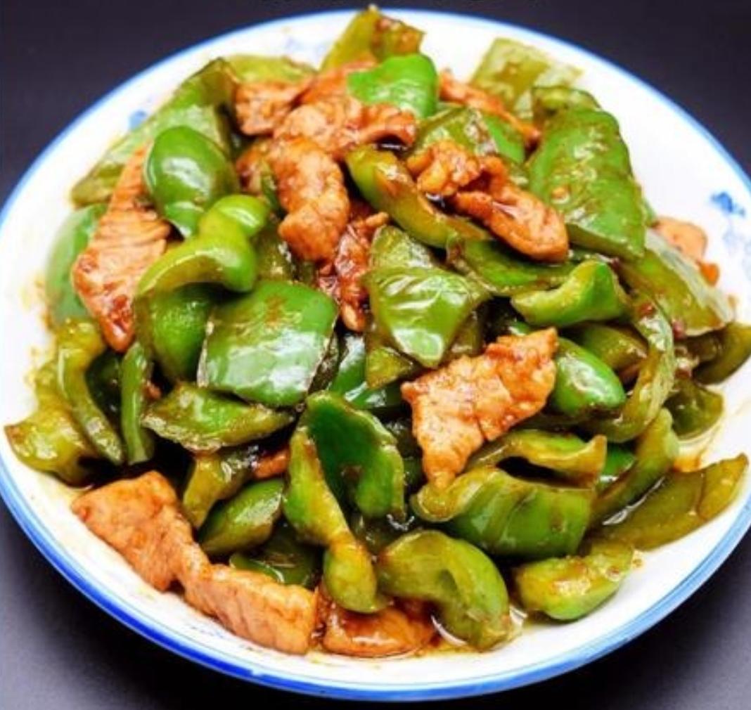 青椒炒肉片