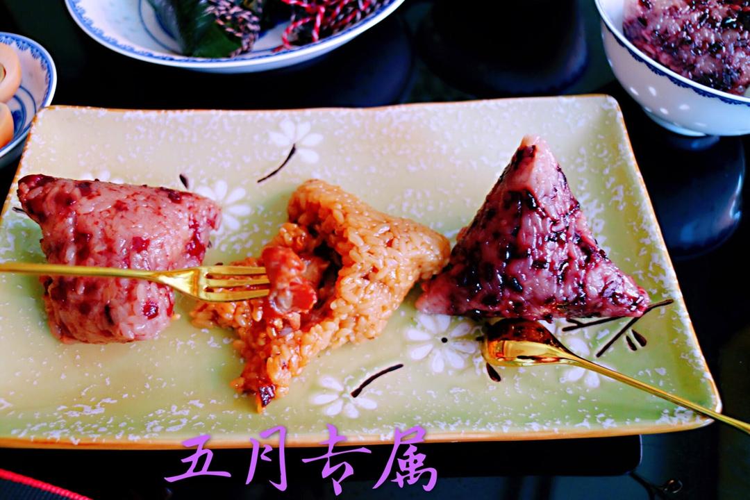 肉粽子及包法视频