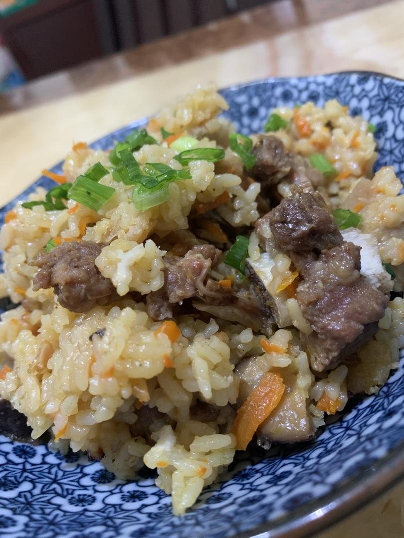 momo爱烘焙做的排骨咸饭开店秘方好吃到爆