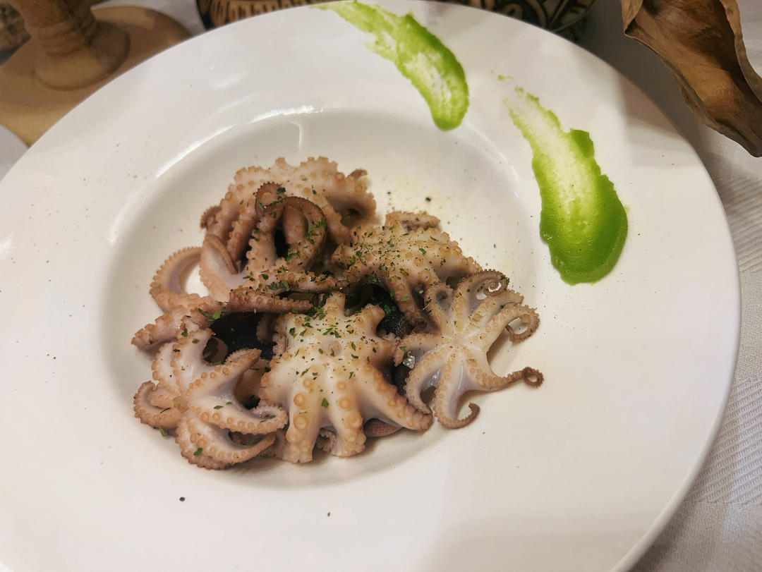 白灼八爪鱼