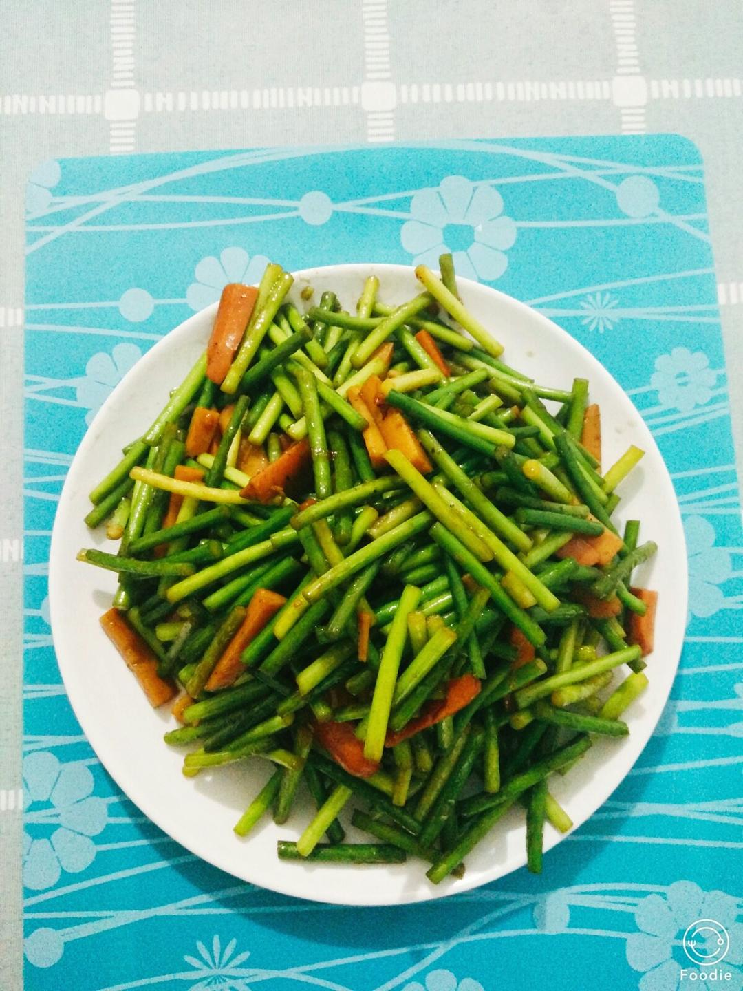 蒜薹炒腊肠