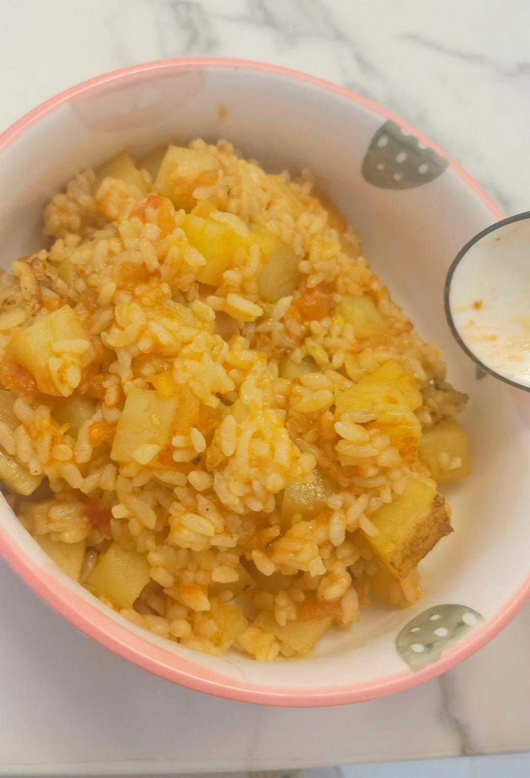 零失败❣️浓香番茄土豆烩饭