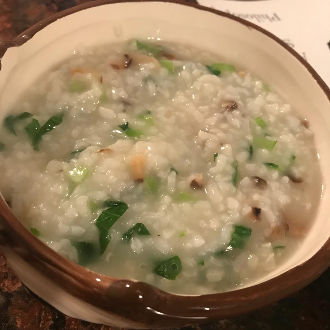 香菇青菜粥（砂锅粥）