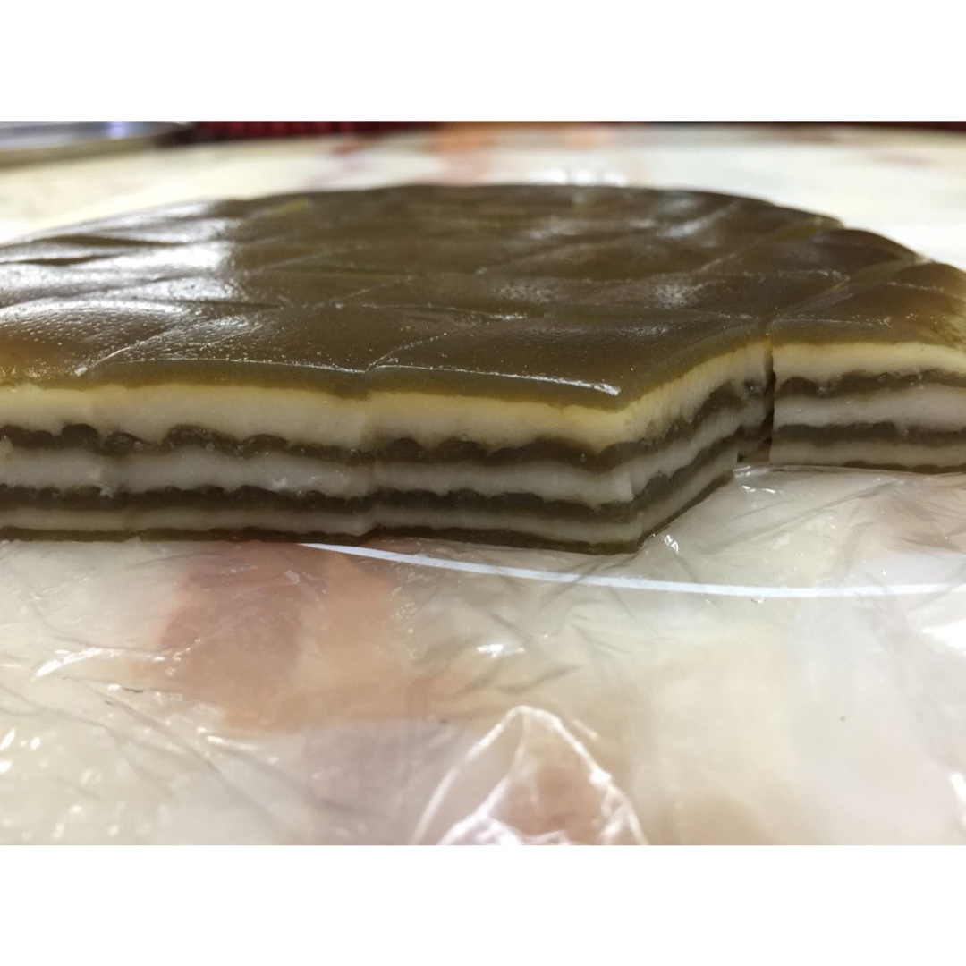 抹茶椰汁糕