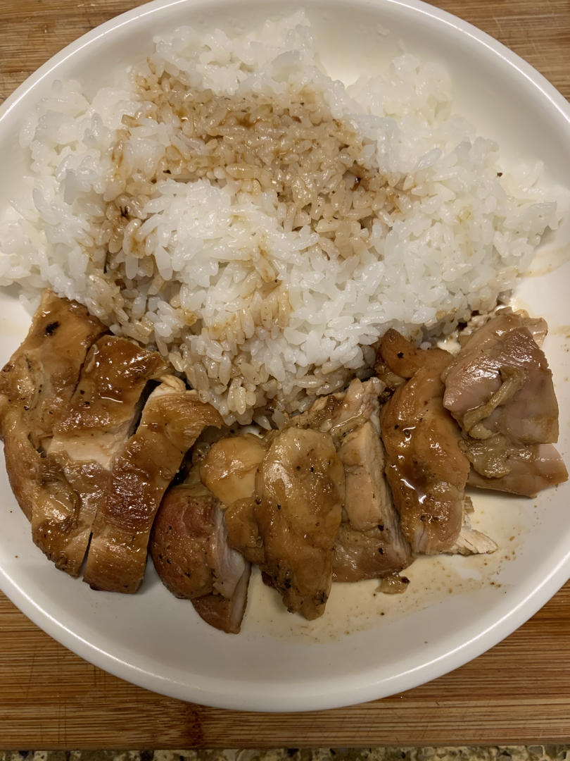 照烧鸡腿饭