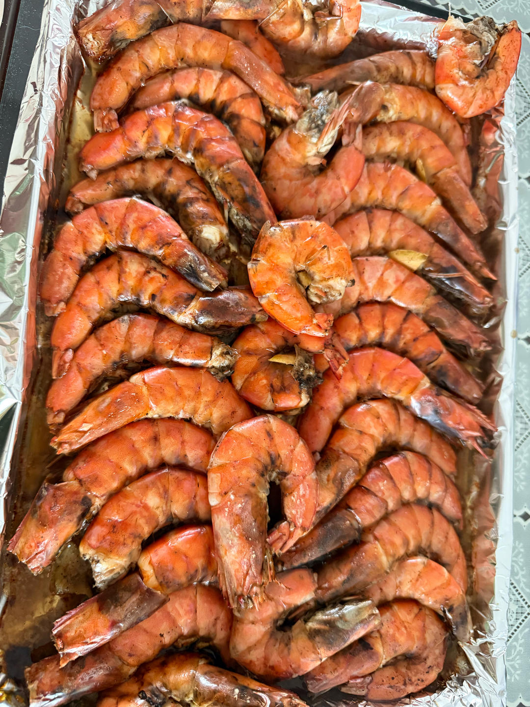 超简单烤虾（烤箱版）