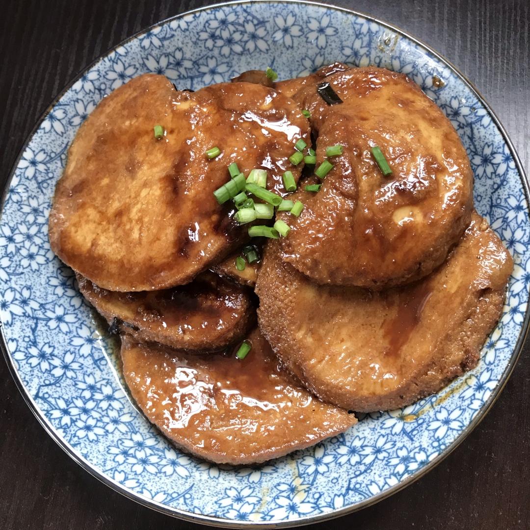 焦糖1做的本帮红烧素鸡素食烧得肉味来