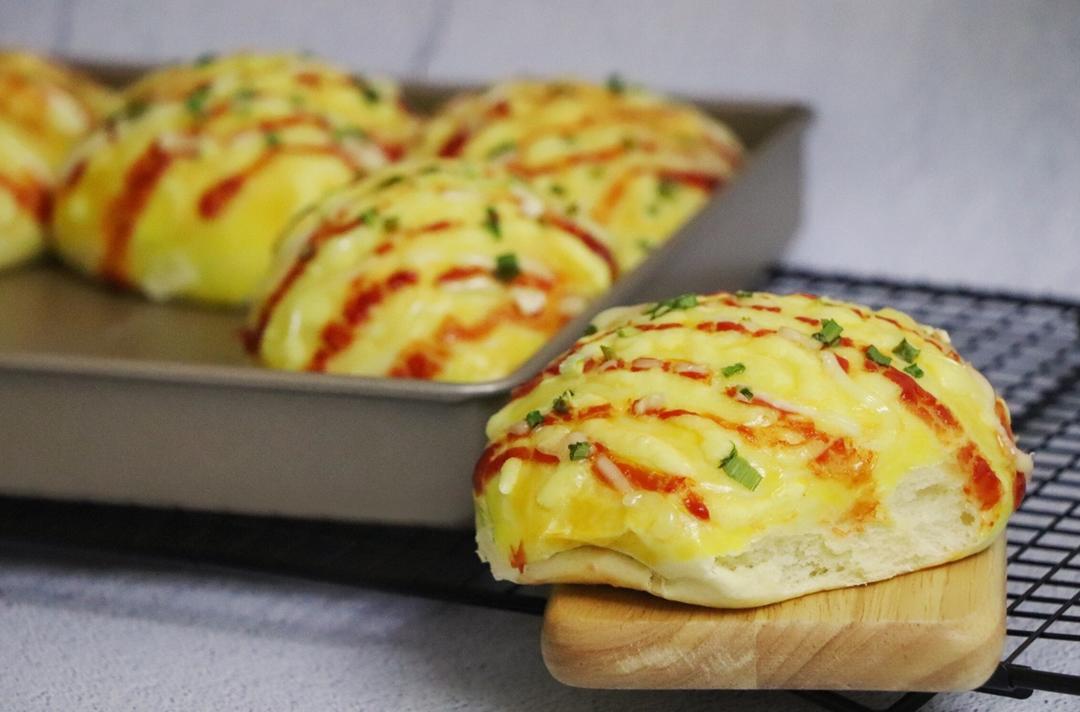 香葱芝士面包－中种法