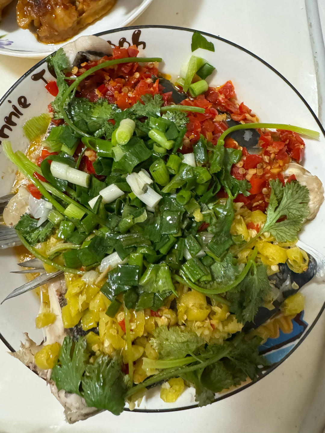 最简单的双椒鱼头