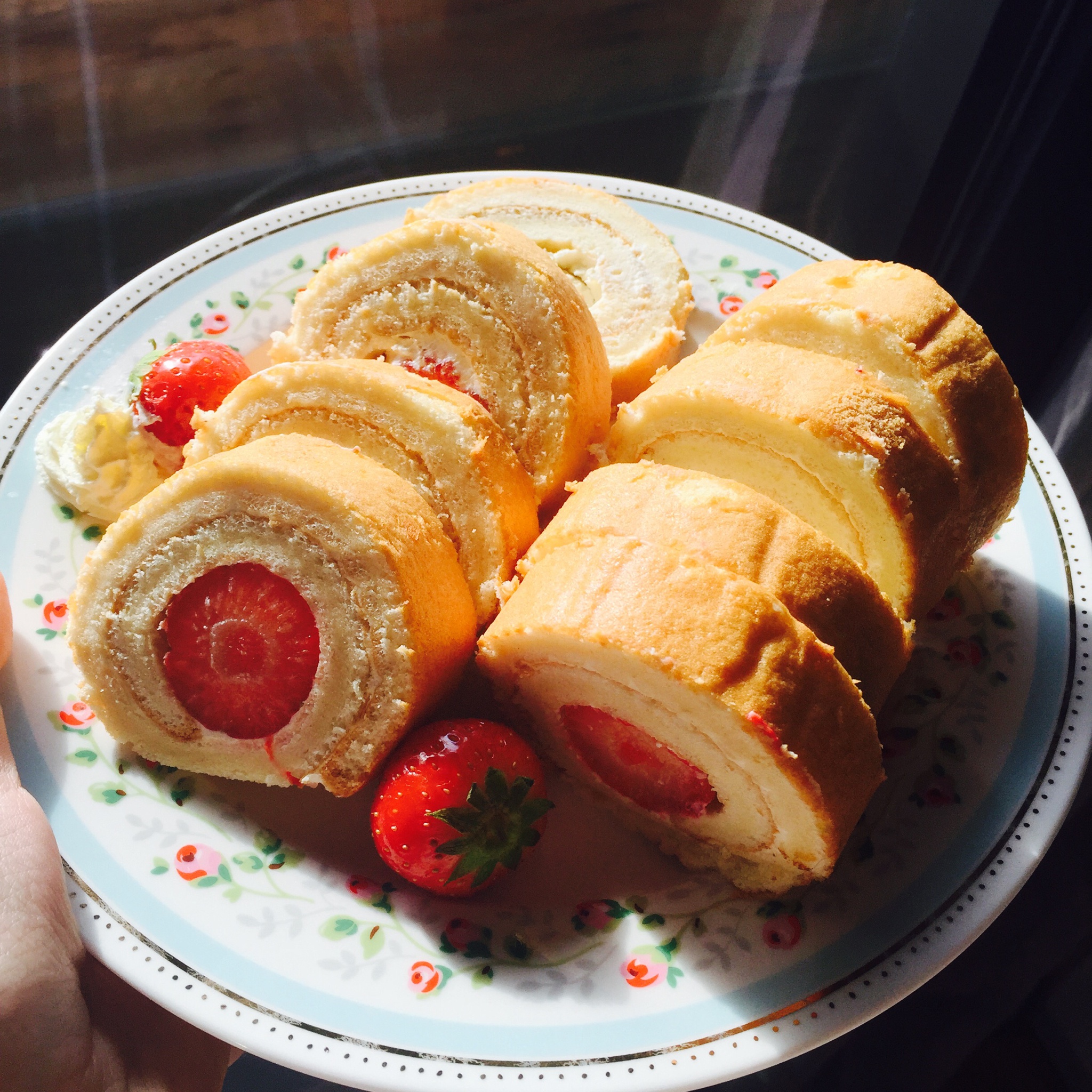 烫面戚风蛋糕卷，平凡，不平淡。