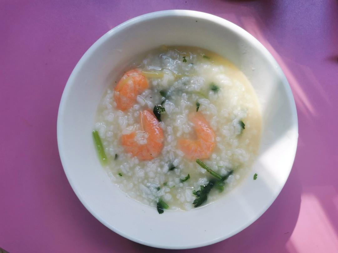 鲜虾砂锅粥