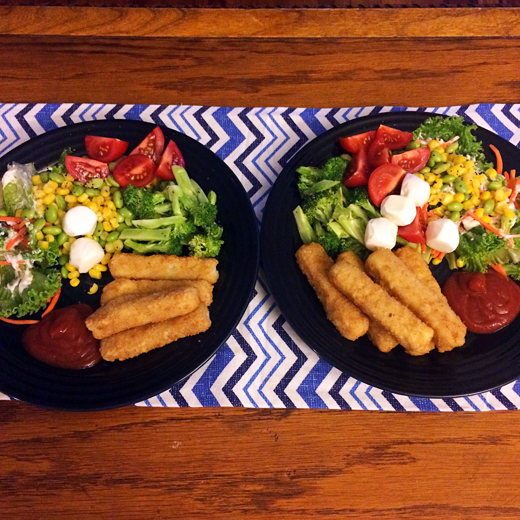 sticks and looooots of veggies^^#晚餐612015年9月7日#iphone