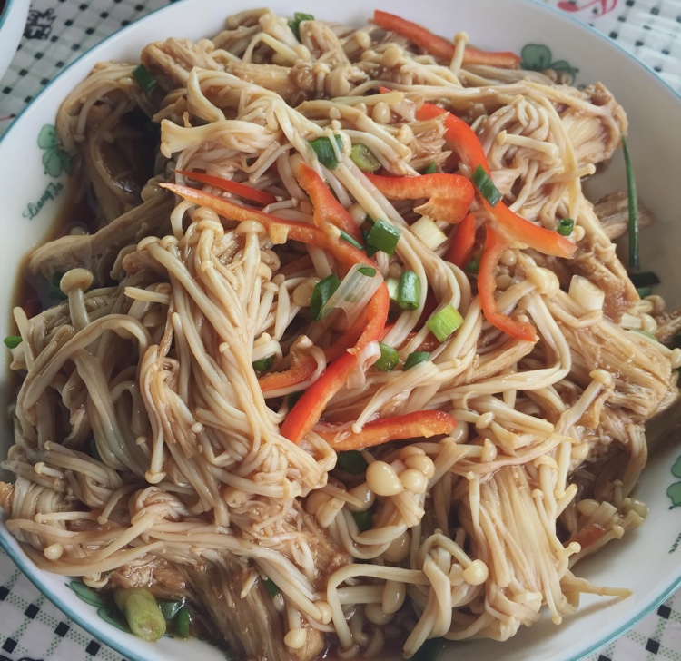 白灼金针菇