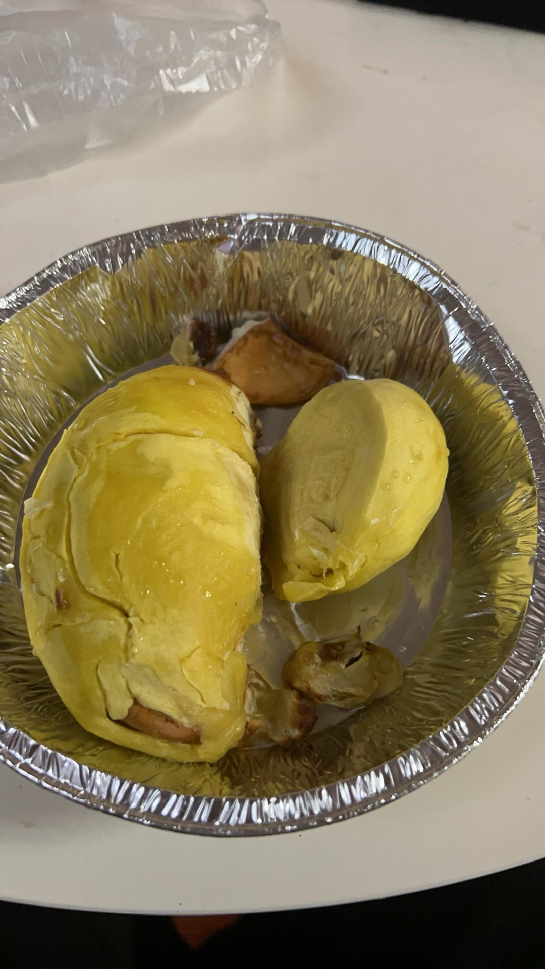 空气炸锅烤榴莲