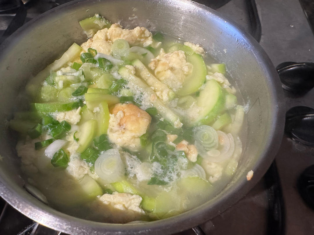 原汁美味「西葫芦鸡蛋汤」