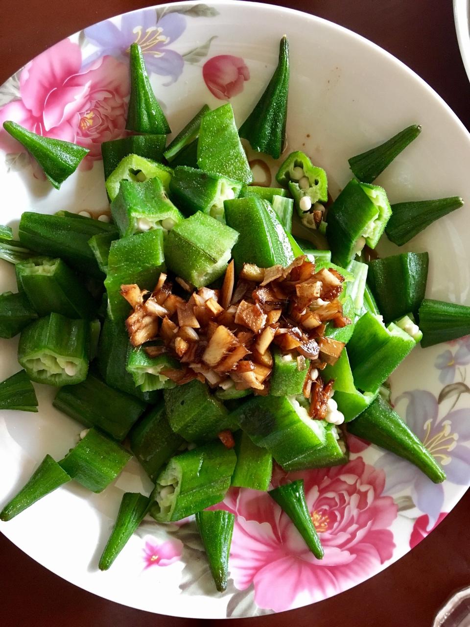 【白灼秋葵】清爽简单