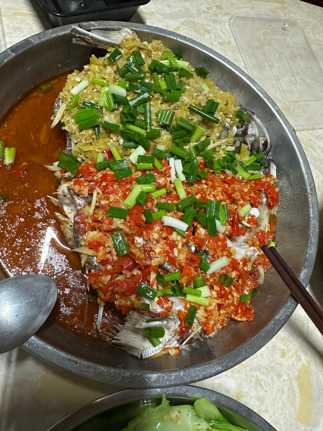 最好吃的剁椒鱼头（绝剁双椒）