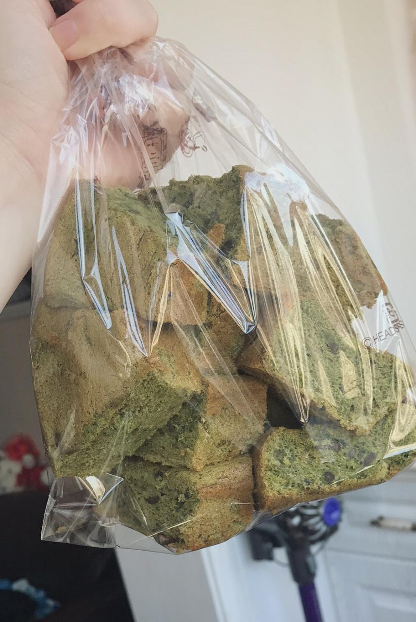 抹茶蜜豆戚风