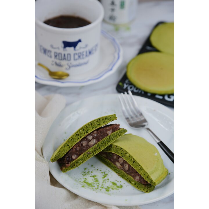 茬早餐8—抹茶松饼（无油）