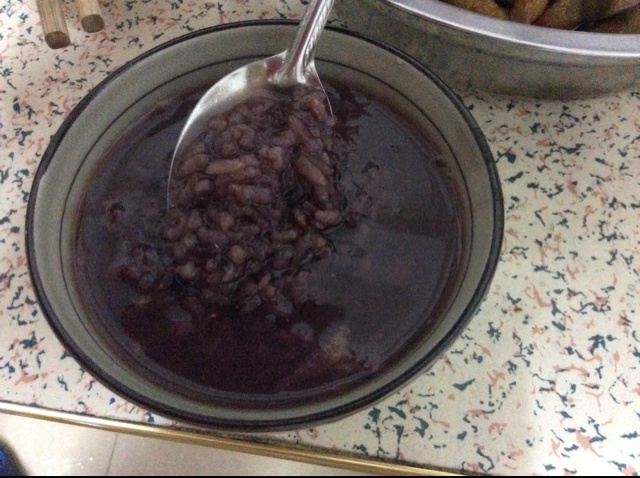 黑米粥