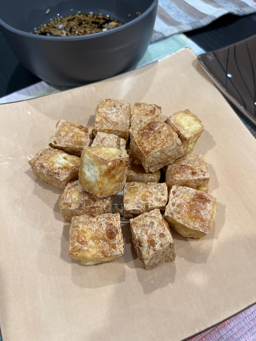 无敌好吃的低脂炸豆腐～空气炸锅版
