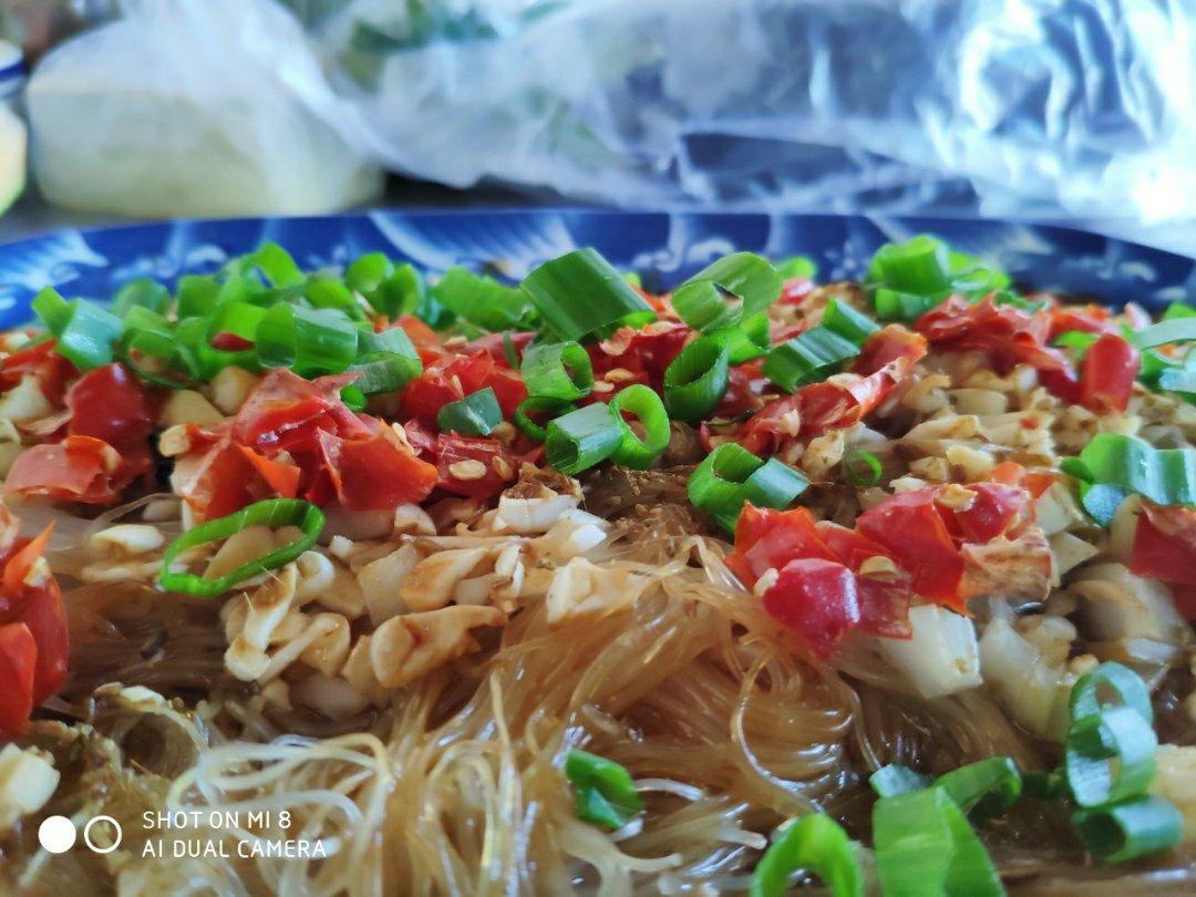 夏日特供--蒜蓉粉丝烤金针菇