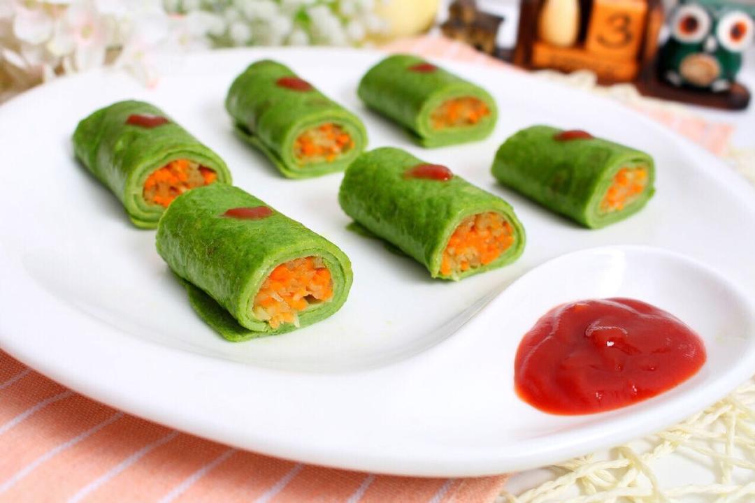 蔬菜卷饼－宝宝的国庆出游便当