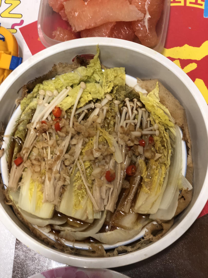 蒜蓉粉丝娃娃菜