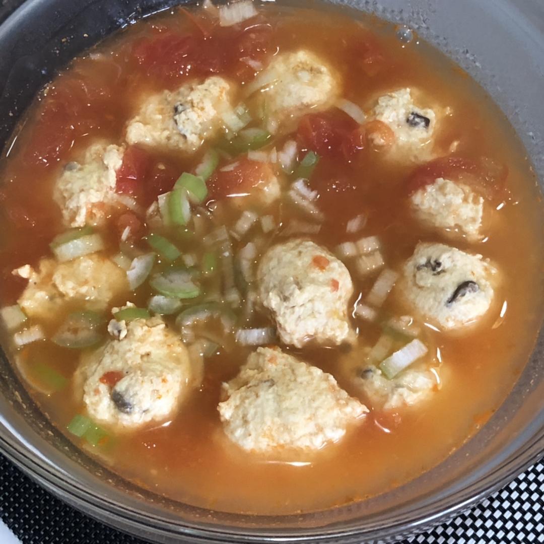 【番茄鸡肉丸】