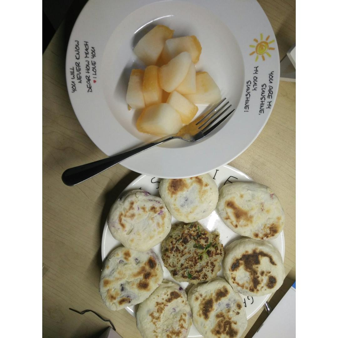 紫薯饼（无油）