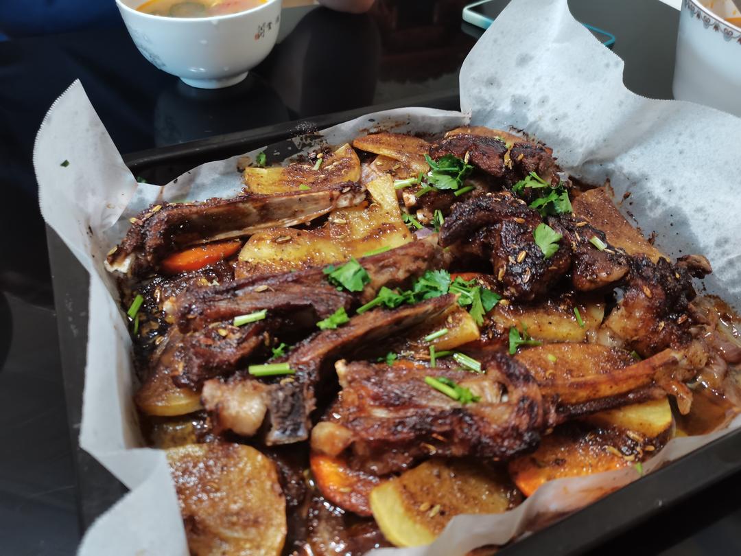 烤箱羊排的做法