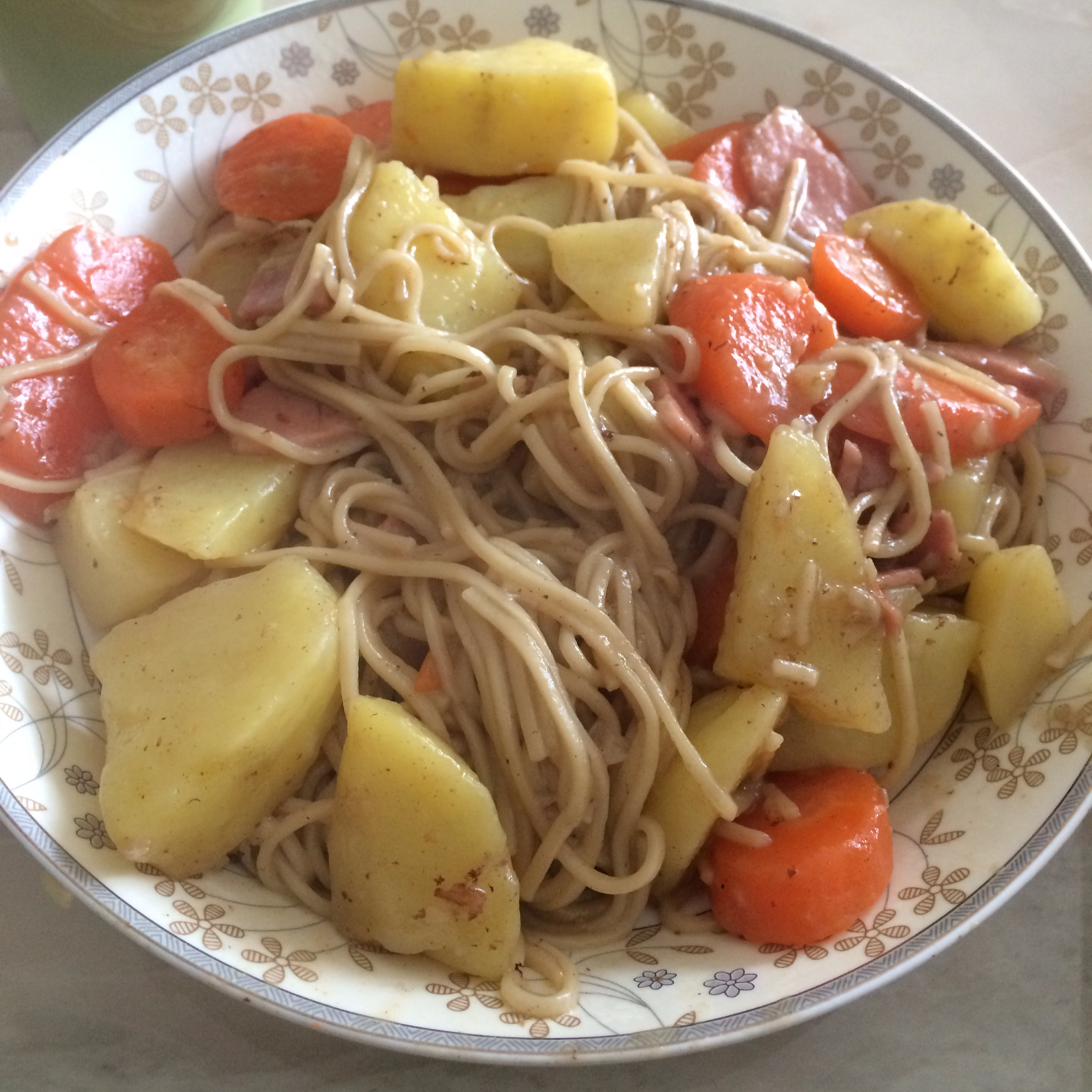 土豆焖面
