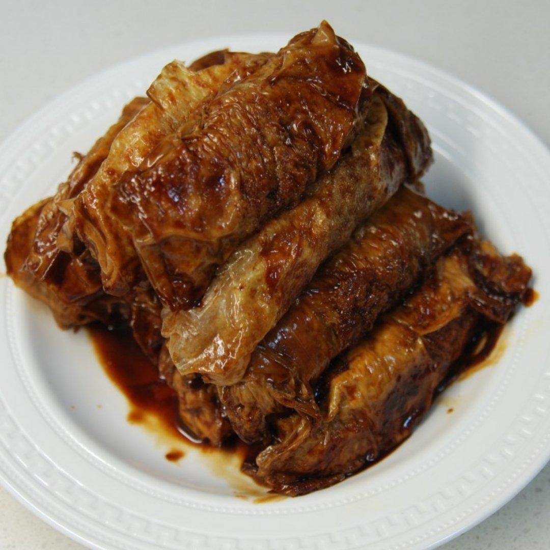 mexx做的上海黄酱(豆腐衣包肉)