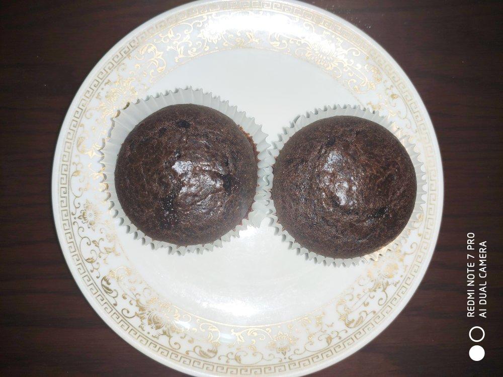 巨简单❗️超快速❗️巧克力玛芬蛋糕❗️好吃哭了