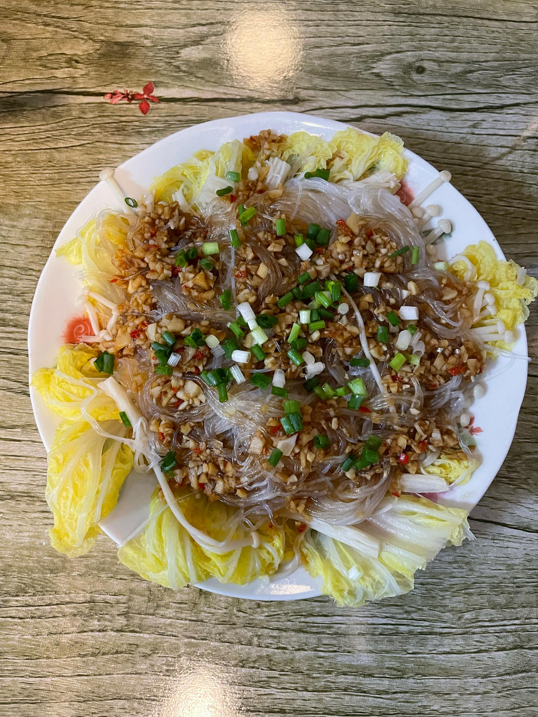 懒人下饭神器，蒜蓉蒸粉丝金针菇娃娃菜