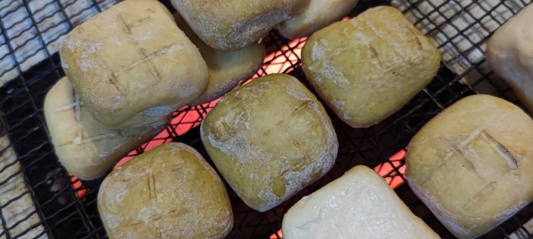 用豆腐制作可以烤的包浆