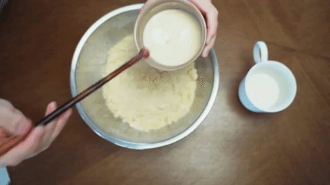 纯奶手撕吐司的做法 步骤1