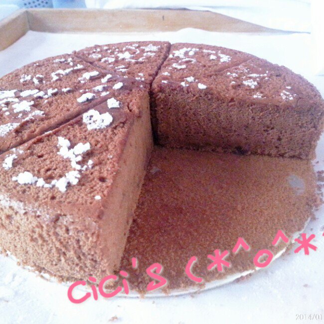 巧克力戚风蛋糕