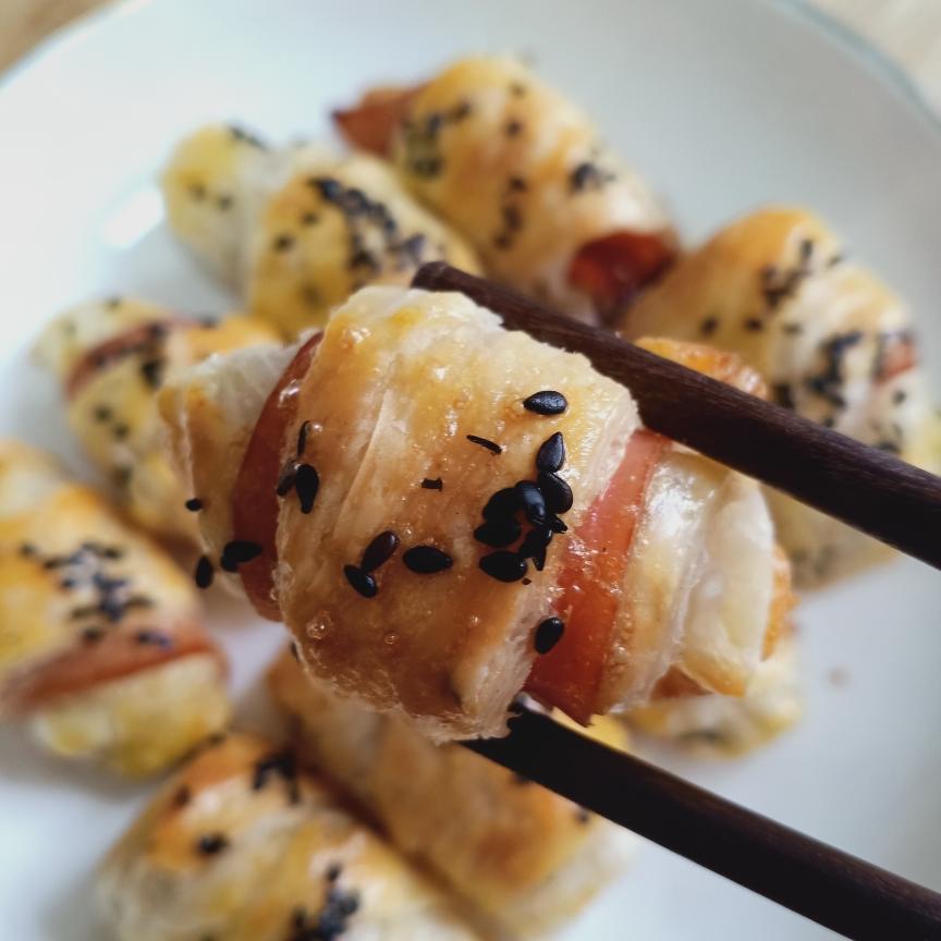 火腿片手抓饼的做法