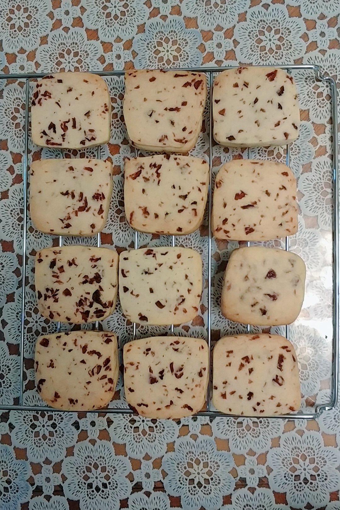 低糖少油版蔓越莓饼干