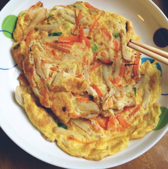 胡萝卜鸡蛋饼