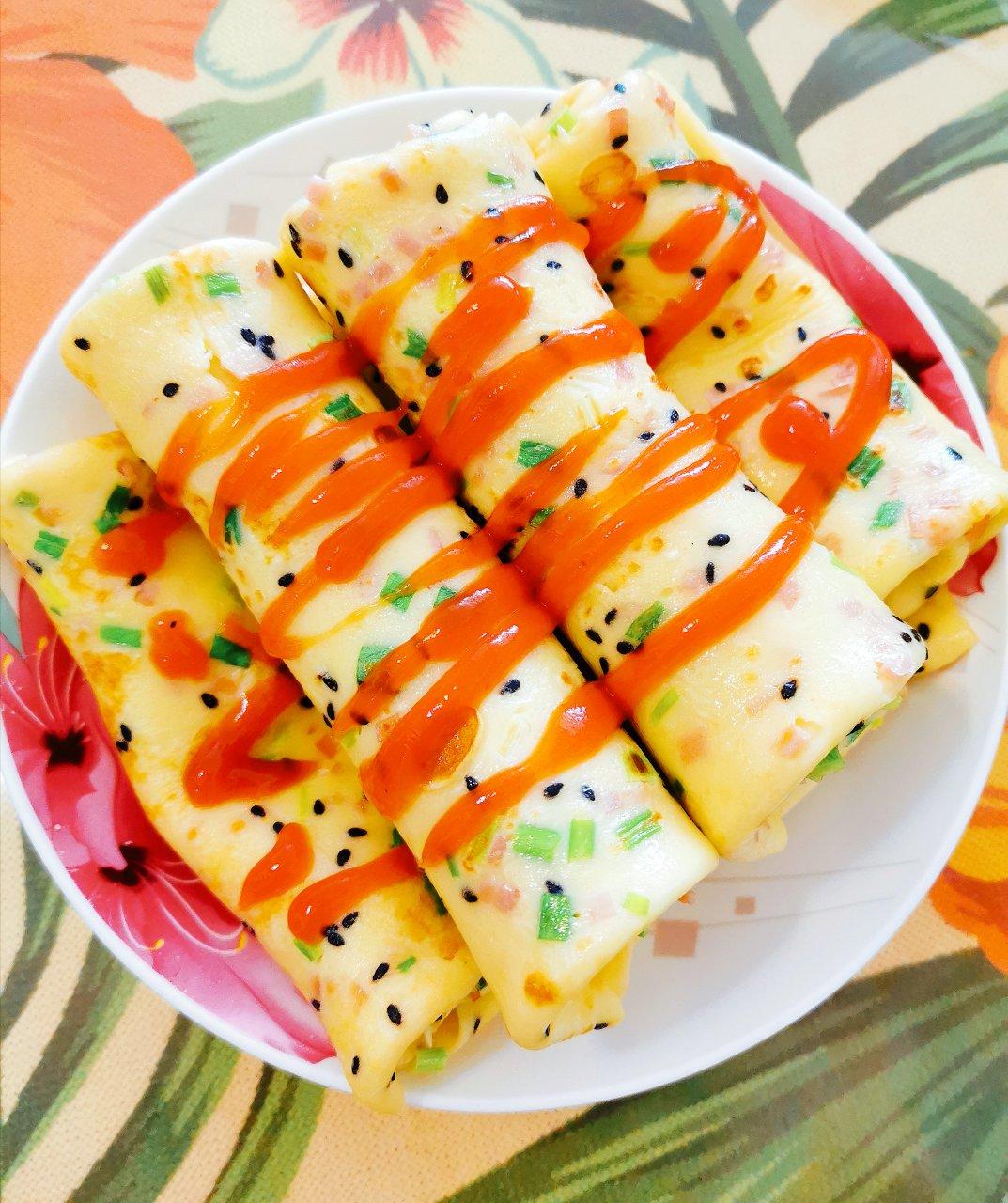 【牛奶鸡蛋早餐软饼】的做法