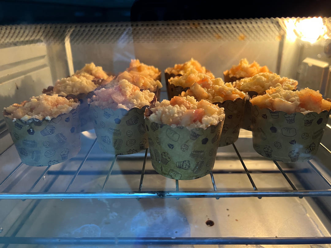比星爸还好吃的蓝莓麦芬杯子蛋糕（blueberry muffins）（马芬蛋糕）